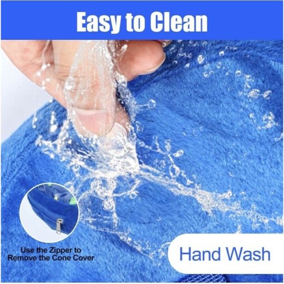 Inflatable Dog Cone Large After Surgery, stops licking and excessive biting NEW - Picture 6 of 12